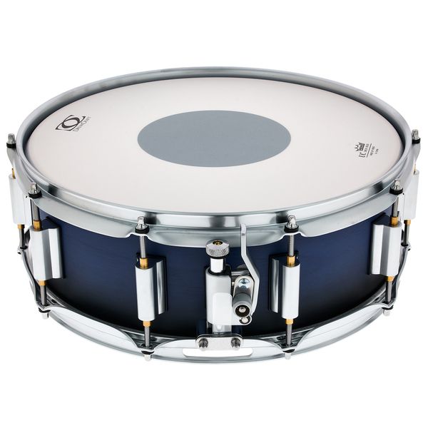 DrumCraft Snare Series 6 14"x05" Snare Product Finish Satin Black To Vivid Blue Fade