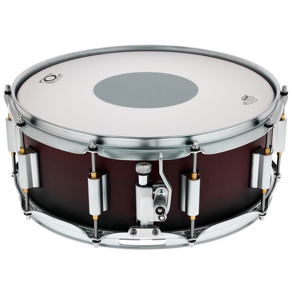 DrumCraft Snare Series 6 14"x5.5" Snare Product Finish Satin Black To Red Fade